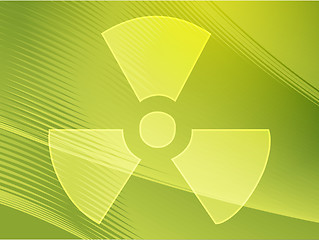 Image showing Radiation symbol