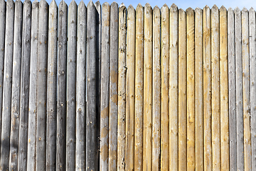 Image showing Wooden fence