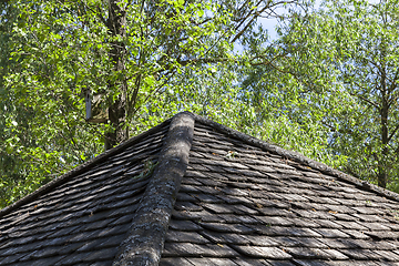 Image showing old wooden roof