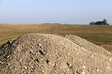 Image showing pile of sand