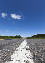 Image showing empty asphalt road