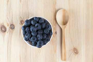 Image showing Fresh blueberries