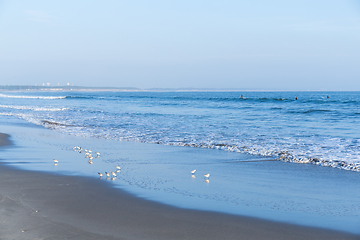 Image showing Seascape and blue sky