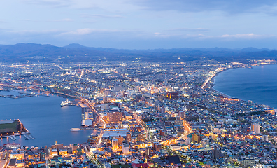 Image showing Hakodate skyline