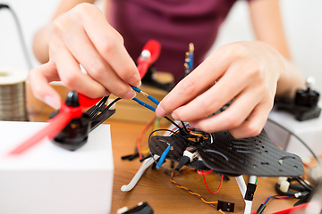 Image showing Drone building