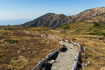 Image showing Hiking trail in Mount Tate