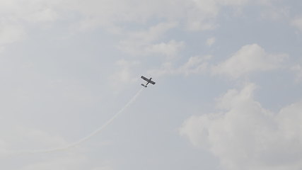 Image showing The An-2 aircraft performs a \