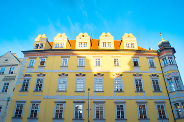 Image showing Traditional building wall Prague Czech