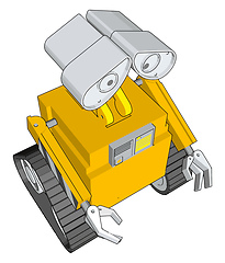 Image showing A doll toy vector or color illustration