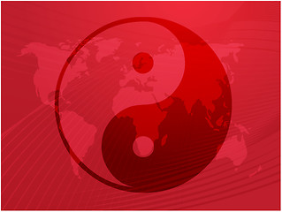 Image showing Yin Yang symbol