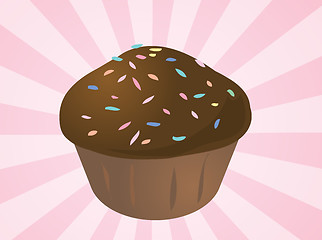 Image showing Cupcake illustration