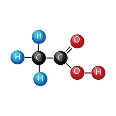 Image showing Sience molecule vector illustration on white background