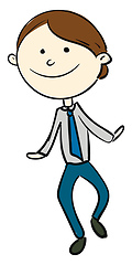 Image showing Happy businessman vector illustration 