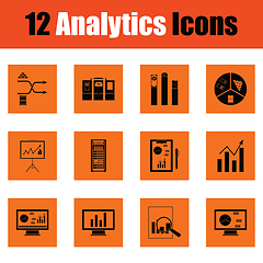 Image showing Analytics icon set