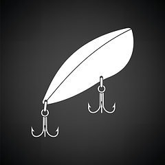 Image showing Icon of Fishing spoon