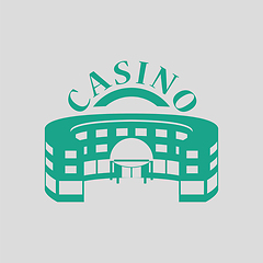 Image showing Casino building icon