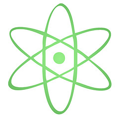 Image showing Atomic symbol