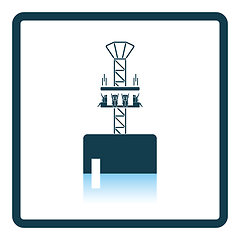 Image showing Free-fall ride icon