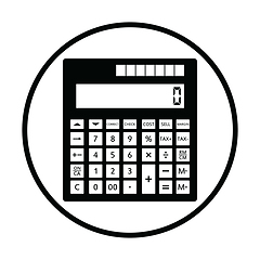 Image showing Statistical calculator icon