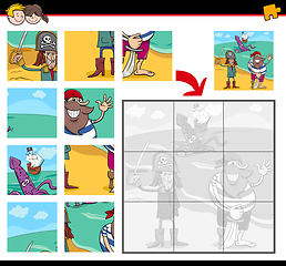 Image showing pirates jigsaw puzzle game