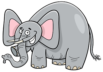 Image showing elephant cartoon character