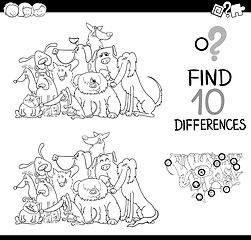 Image showing difference game for coloring