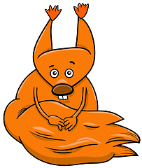 Image showing squirrel cartoon character