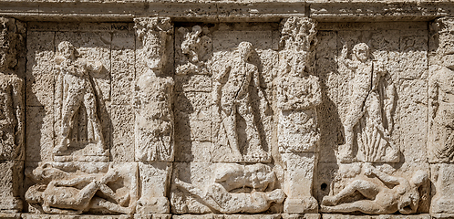 Image showing GALLIPOLI, ITALY - Greek fountain, 3rd century BC