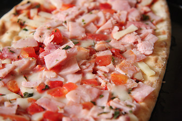 Image showing Raw pizza