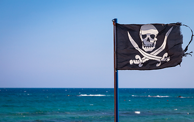 Image showing Pirate flag