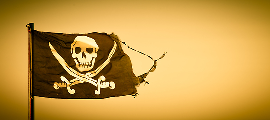 Image showing Pirate flag