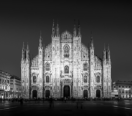 Image showing Milan Cathedral and Piazza Duomo