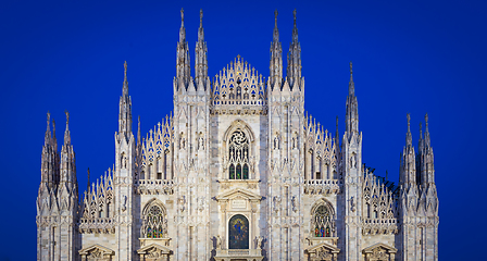 Image showing Milan Cathedral and Piazza Duomo