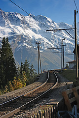 Image showing Alpine railroad