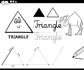 Image showing cartoon basic geometric shapes