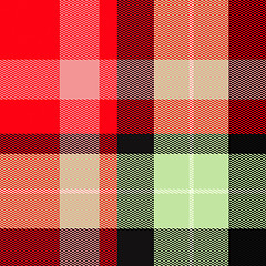 Image showing Scottish tartan plaid