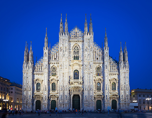 Image showing Milan Cathedral and Piazza Duomo