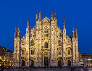 Image showing Milan Cathedral and Piazza Duomo