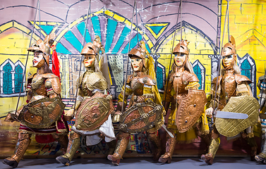 Image showing Traditional Sicilian puppets