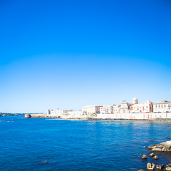 Image showing Ortigia view in Syracuse