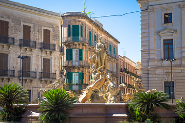 Image showing Piazza Archimede (Archimede Square) in Syracuse