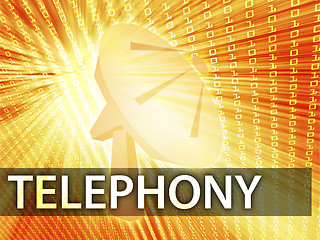 Image showing Telephony illustration