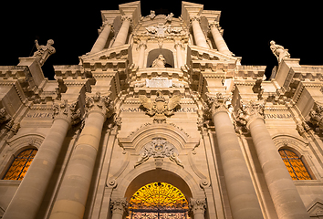Image showing Cathedral of Syracuse entrance