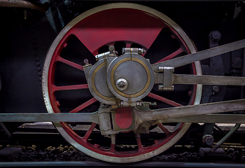 Image showing Steam Locomotive detail