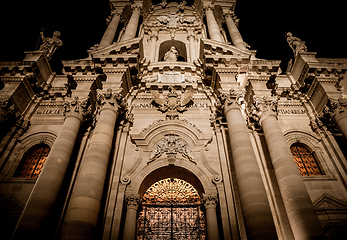 Image showing Cathedral of Syracuse entrance