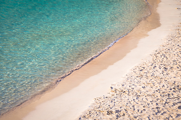 Image showing Cala en Turqueta (Turqueta Beach) in Menorca, Spain