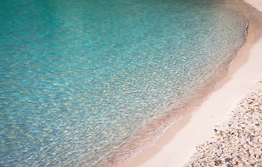 Image showing Cala en Turqueta (Turqueta Beach) in Menorca, Spain