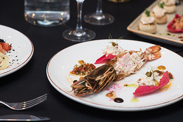 Image showing Lagustine tartare dish