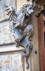 Image showing TURIN, ITALY - Dragon on Victory Palace facade 