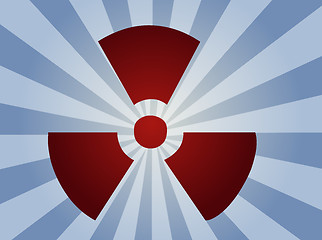 Image showing Radiation symbol